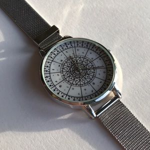 Silver Zodiac Watch (NEEDS BATTERY)